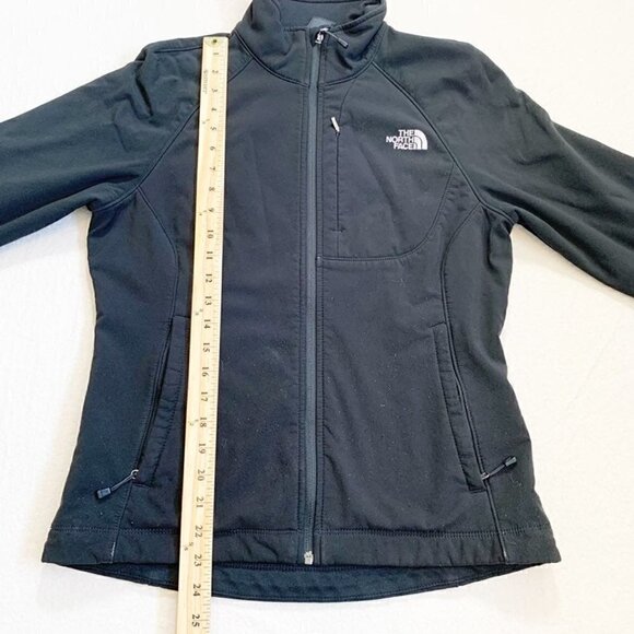 The North Face Apex black long sleeve full zip mock collar medium weight jacket - Picture 6 of 9